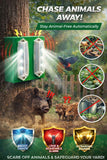 Beast Repellent Solar Warning Lights With Loud Volume
