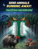 Beast Repellent Solar Warning Lights With Loud Volume